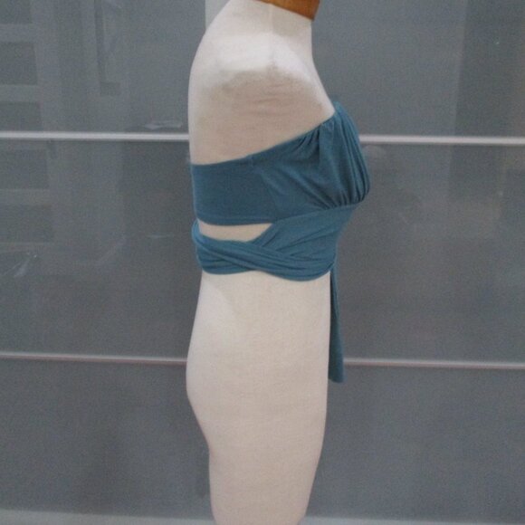 Diosa Strapless Tie Wrap Tube Top - Picture 4 of 6